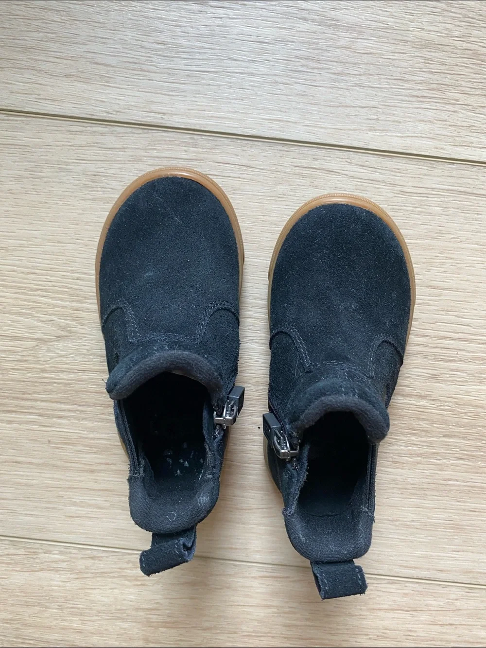UGG Toddler Black Suede Chelsea Boot